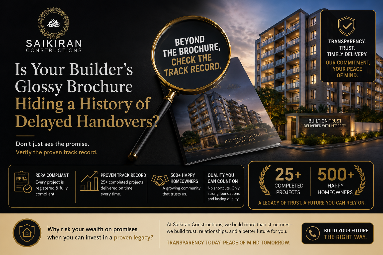 Is Your Builder’s Glossy Brochure Hiding a History of Delayed Handovers?
