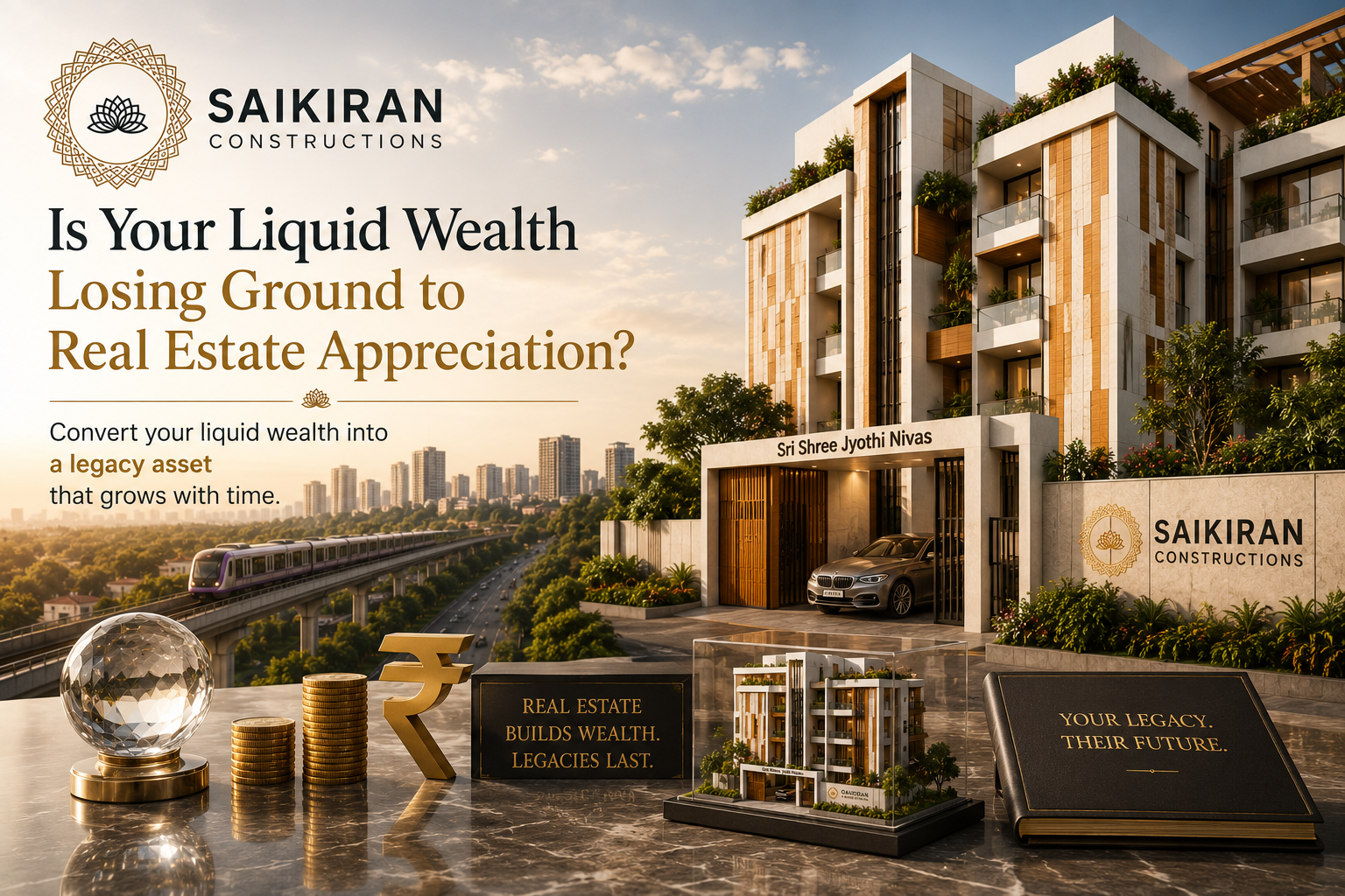 Is Your Liquid Wealth Losing Ground to Real Estate Appreciation?